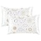 EXQ Home Satin Pillowcase Silky Satin Pillowcase for Hair and SkinSoft Cooling Printed Pillow Cases Queen Size Set of 2 Satin Pillow Case for Women with Envelope Closure White Moon20X30inch