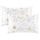 EXQ Home Satin Pillowcase Silky Satin Pillowcase for Hair and SkinSoft Cooling Printed Pillow Cases Queen Size Set of 2 Satin Pillow Case for Women with Envelope Closure White Moon20X30inch