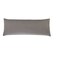 Elegant Comfort Solid Pillowcases 1500 Premium Hotel Quality Microfiber Smooth Weave Wrinkle and Stain Resistant Easy SlipOn 1Piece Set Body Pillowcase Gray