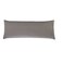 Elegant Comfort Solid Pillowcases 1500 Premium Hotel Quality Microfiber Smooth Weave Wrinkle and Stain Resistant Easy SlipOn 1Piece Set Body Pillowcase Gray