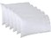 Towels N 6 White StandardQueen Pillow Case Soft Hotel Style Polly Cotton Blend 200 Thread Count Wrinkle Free Linen Pillow Cover Pillowcases by More