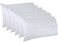 Towels N 6 White StandardQueen Pillow Case Soft Hotel Style Polly Cotton Blend 200 Thread Count Wrinkle Free Linen Pillow Cover Pillowcases by More