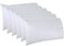 Towels N 6 White StandardQueen Pillow Case Soft Hotel Style Polly Cotton Blend 200 Thread Count Wrinkle Free Linen Pillow Cover Pillowcases by More