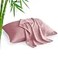 BEDELITE Pillow Cases Standard Size Set of 2 Rayon Derived from Bamboo Cooling Pillow Cases for Hot Sleepers Night Sweats Breathable and Silky Soft Envelope PillowcasesRose Pink 20x26