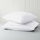 Zaizaihome Pillow Cases Queen Size 100 Egyptian Cotton Pillow Protectors with Zipper 400 Thread Count Sateen Weave White Pillowcases Queen Size Set of 2 Premium Quality Pillow Covers for HomeHotel