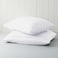 Zaizaihome Pillow Cases Queen Size 100 Egyptian Cotton Pillow Protectors with Zipper 400 Thread Count Sateen Weave White Pillowcases Queen Size Set of 2 Premium Quality Pillow Covers for HomeHotel