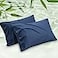 Bedsure King Size Pillow Cases Set of 2 Cooling Pillow Cases King Rayon Derived from Bamboo Navy Blue Pillowcases PureWoven Silky Soft Bedding Pillow Covers with Envelope Closure 20x36 Inches