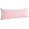 NTBAY Body Pillowcase Brushed Microfiber 20x54 Pillowcase Soft WrinkleFree FadeResistant StainResistant Blush Pink Body Pillow Cover with Envelope Closure 20x54 Inches Blush Pink