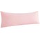 NTBAY Body Pillowcase Brushed Microfiber 20x54 Pillowcase Soft WrinkleFree FadeResistant StainResistant Blush Pink Body Pillow Cover with Envelope Closure 20x54 Inches Blush Pink