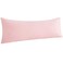 NTBAY Body Pillowcase Brushed Microfiber 20x54 Pillowcase Soft WrinkleFree FadeResistant StainResistant Blush Pink Body Pillow Cover with Envelope Closure 20x54 Inches Blush Pink