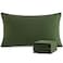 NTBAY King Pillowcase Set 2 Pack Brushed Microfiber 20x36 Pillowcases Soft WrinkleFree FadeResistant StainResistant Olive Green Pillowcases with Envelope Closure 20x36 Inches Olive Green
