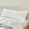 WARMDERN White Pillow Covers Body Pillow Cover Soft Microfiber Pillow Cases Set of 1 Boho Textured Pillowcase with Envelope ClosureWhite Body1 20x54 Inches