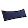 WhatsBedding Body Pillow Cover Ultra Soft Microfiber Pillowcases Breathable Long Pillow Case Envelope Closure Navy Blue 20x54 inch