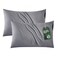 Bedsure Zipper Pillow Cases King Cooling King Pillow Cases Set of 2 Rayon Derived from Bamboo Cooling Pillowcase for Hot Sleepers Soft PureWoven Pillow Covers Gifts Dark Grey 20x36 Inches