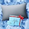Rifens Home Ice Cooling Pillowcase for Hot Sleepers Instantly Cool Stay Cold All Night Softer Than Silk Pillow Cases Pillow Covers with Invisible Zipper Gift for Men Women Standard Light Gray 1 Pack