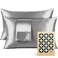 Pure Bedding Satin Pillowcase 2 Pack Queen Size 20x30 Grey Silky Pillow Cases for Hair and Skin Satin Pillow Covers with Envelope Closure Extra Soft Premium Microfiber