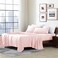 Cathay Home Essentials Ultra Soft Hypoallergenic Wrinkle Resistant Double Brushed Microfiber Bedding Sheet Set Blush Twin XL