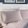 Nautica Queen Sheets Cotton Percale Bedding Set Casual Home Decor Coleridge Stripe Red Queen