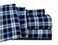 Pointehaven Flannel Deep Pocket Set with Oversized Flat Sheet Queen Ashby Plaid