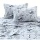 Tribeca Living Snowman Printed Flannel 170GSM Printed DP Sheet Set KING Navy Red