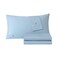 Lacoste 100 Cotton Percale 4Piece Sheet Set Crisp Cool Breathable AllSeason Bedding OekoTex Certified Soft Matte Finish Durable Premium Cotton Solid Allure Blue Queen