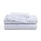 Tommy Hilfiger Queen Size Sheet Set Cool Crisp Cotton Percale Bedding with Fitted Sheet Pillowcases Lightweight Bed Sheets Deep Pocket College Dorm Room Essentials Monogram Stripe Blue