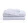 Tommy Hilfiger Queen Size Sheet Set Cool Crisp Cotton Percale Bedding with Fitted Sheet Pillowcases Lightweight Bed Sheets Deep Pocket College Dorm Room Essentials Monogram Stripe Blue