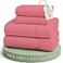 LANE LINEN Full Bed Sheets 100 Organic Cotton Percale Soft Mineral Red