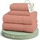 LANE LINEN Full Sheet Set 100 Organic Cotton 4pc Percale Soft Rose Dawn