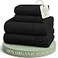 LANE LINEN Full Sheet Set 100 Organic Cotton Soft 4pc Percale Black