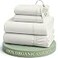 LANE LINEN King Size Bed Sheets 100 Organic Cotton 4pc Soft Glacier Grey