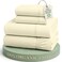 LANE LINEN Queen Bed Sheets 100 Organic Cotton 4pc Percale Soft Vanilla