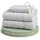 LANE LINEN Twin Sheets 100 Organic Cotton Soft 3pc Percale Haze Grey