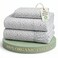 LANE LINEN Twin Sheets 100 Organic Cotton Soft 3pc Percale Haze Grey