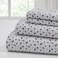 Modern Threads 3Piece Ultra Soft Microfiber Bed Sheets Set Wrinkle Free Sheets with Deep Pockets Fitted Sheet Flat Sheet Pillowcases Lightweight Breathable Bedding Blue Roses Twin