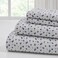 Modern Threads 4Piece Ultra Soft Microfiber Bed Sheets Set Wrinkle Free Sheets with Deep Pockets Fitted Sheet Flat Sheet Pillowcases Lightweight Breathable Bedding Blue Roses Queen
