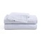 Tommy Hilfiger Sheet Set Cotton Percale Bedding with Matching Pillowcases Crisp Cool Premium Quality Home Essentials Monogram Stripe Blue Full