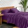 Bare Home California King Sheet Set 1800 UltraSoft Microfiber Cal King Bed Sheets Double Brushed Deep Pockets Easy Fit 4 Piece Set Bed Sheets California King Plum