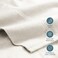 Bare Home Flannel Sheet Set 100 Cotton Velvety Soft Heavyweight Double Brushed Flannel Deep Pocket California King Cream