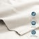 Bare Home Flannel Sheet Set 100 Cotton Velvety Soft Heavyweight Double Brushed Flannel Deep Pocket California King Cream