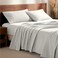 Bare Home Flannel Sheet Set 100 Cotton Velvety Soft Heavyweight Double Brushed Flannel Deep Pocket California King Cream