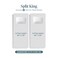 Bare Home Split King Sheet Set Luxury 100 Linen Bed Sheets Deep Pockets Easy Fit 5 Piece Set Bedding Sheets Pillowcases Split King Indigo