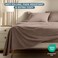 Bare Home Super Soft Fleece Sheet Set Queen Size Extra Plush Polar Fleece NoPilling Bed Sheets All Season Cozy Warmth Queen Taupe