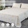 Bedlifes King Sheet Set Ultra Soft Breathable Silky Flower Deep Pocket 100 Microfiber Bedding 4 Piece King Size Floral