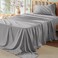 Bedsure Twin Sheets Set 3 Pieces Soft Twin Bed Sheets Breathable Cooling Hotel Luxury Easy Care Polyester Microfiber Bedding for Kids Women Men Grey