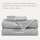 Bedsure Twin Sheets Set 3 Pieces Soft Twin Bed Sheets Breathable Cooling Hotel Luxury Easy Care Polyester Microfiber Bedding for Kids Women Men Grey