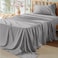 Bedsure Twin Sheets Set 3 Pieces Soft Twin Bed Sheets Breathable Cooling Hotel Luxury Easy Care Polyester Microfiber Bedding for Kids Women Men Grey