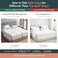 California Design Den Soft 100 Cotton Bed Sheets Split King Set 400 Thread Count Good Housekeeping Award Winner Silky Smooth Sateen Deep Pockets Durable Split King Bed Sheet Set Sky Blue