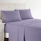 Clara Clark Bed Sheets Premier 1800 Series 4 Piece Bed Sheet Set Deep Pocket Wrinkle Fade Stain Resistant Luxury Soft Bedding Sheets Pillowcases Queen Lavender