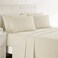 Clara Clark Cal King Sheets 6 Piece Set Hotel Luxury Sheets for Cal King Size Bed Super Soft Bedding Set Cal King Size Beige Cream